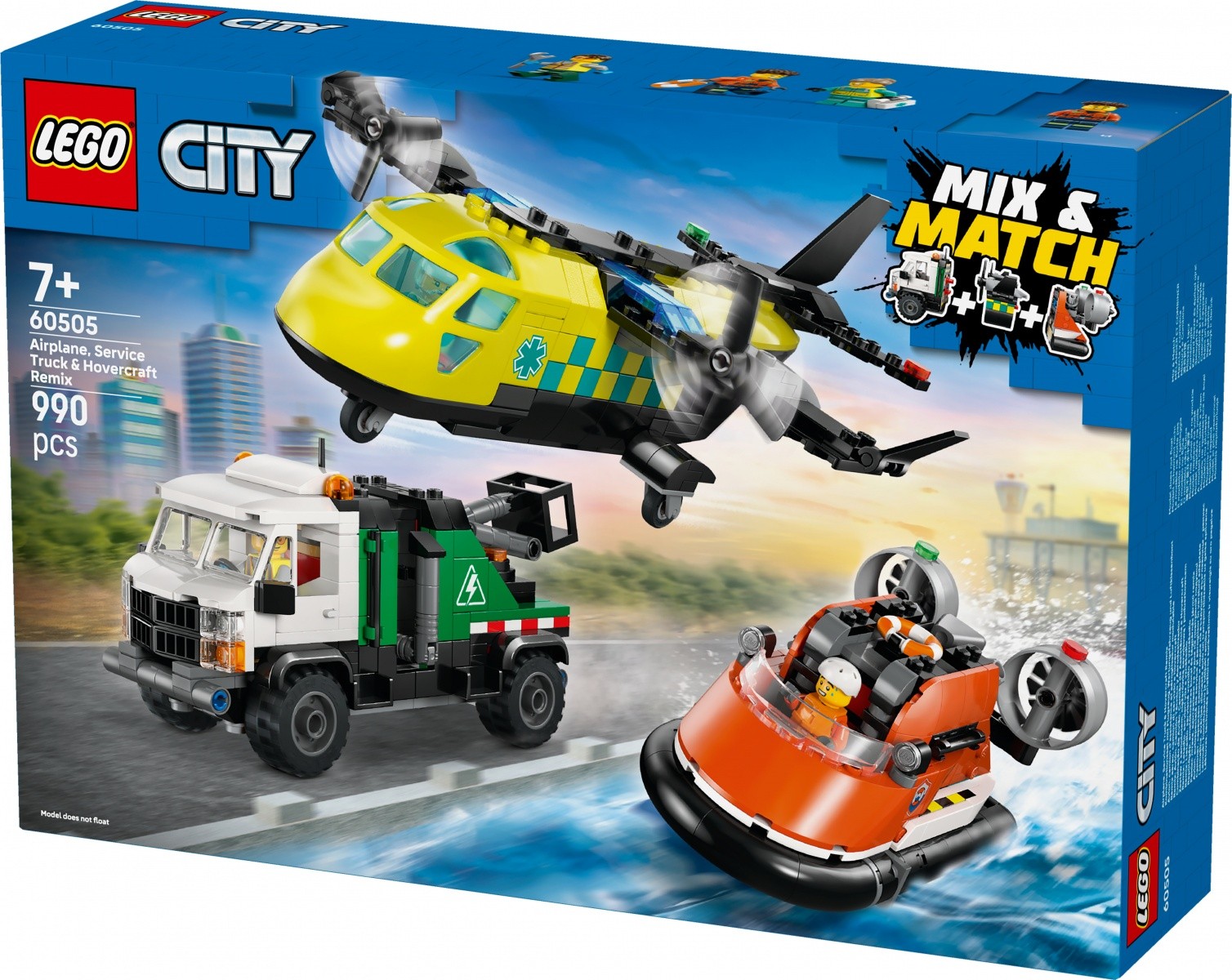 LEGO City 60505 Komplet z letalom, tovornjakom in podvodnim skuterjem 2