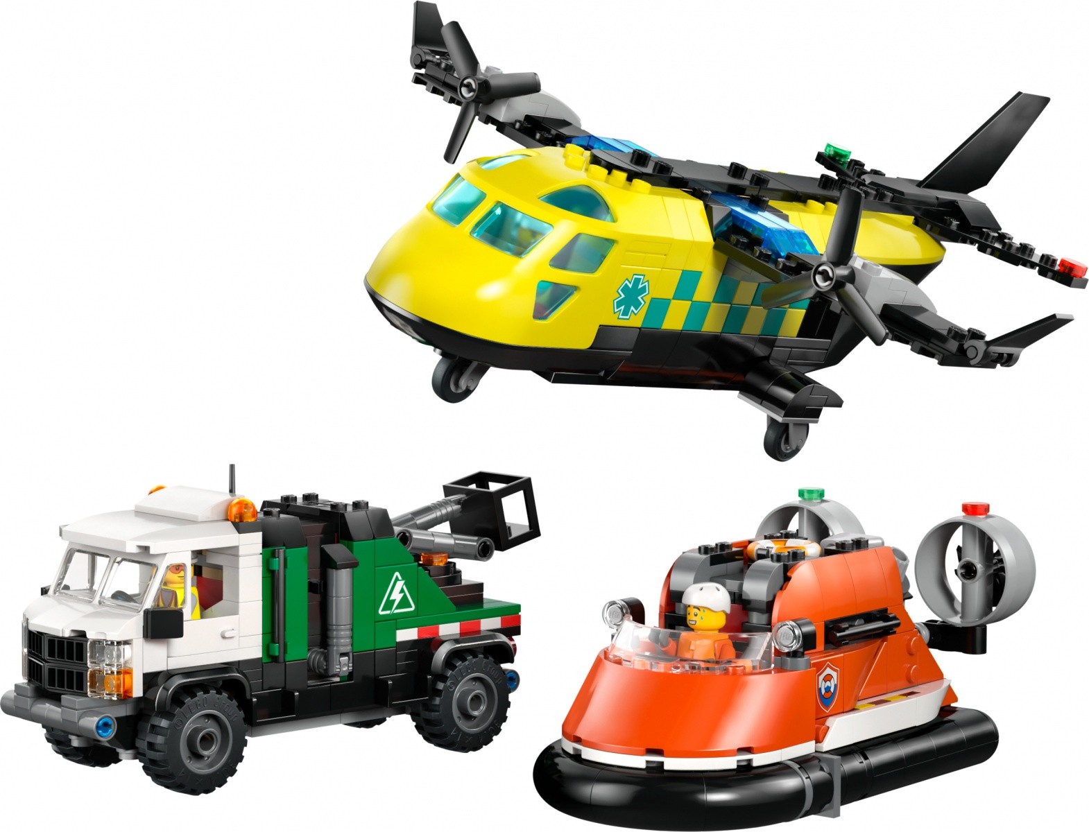 LEGO City 60505 Komplet z letalom, tovornjakom in podvodnim skuterjem 4