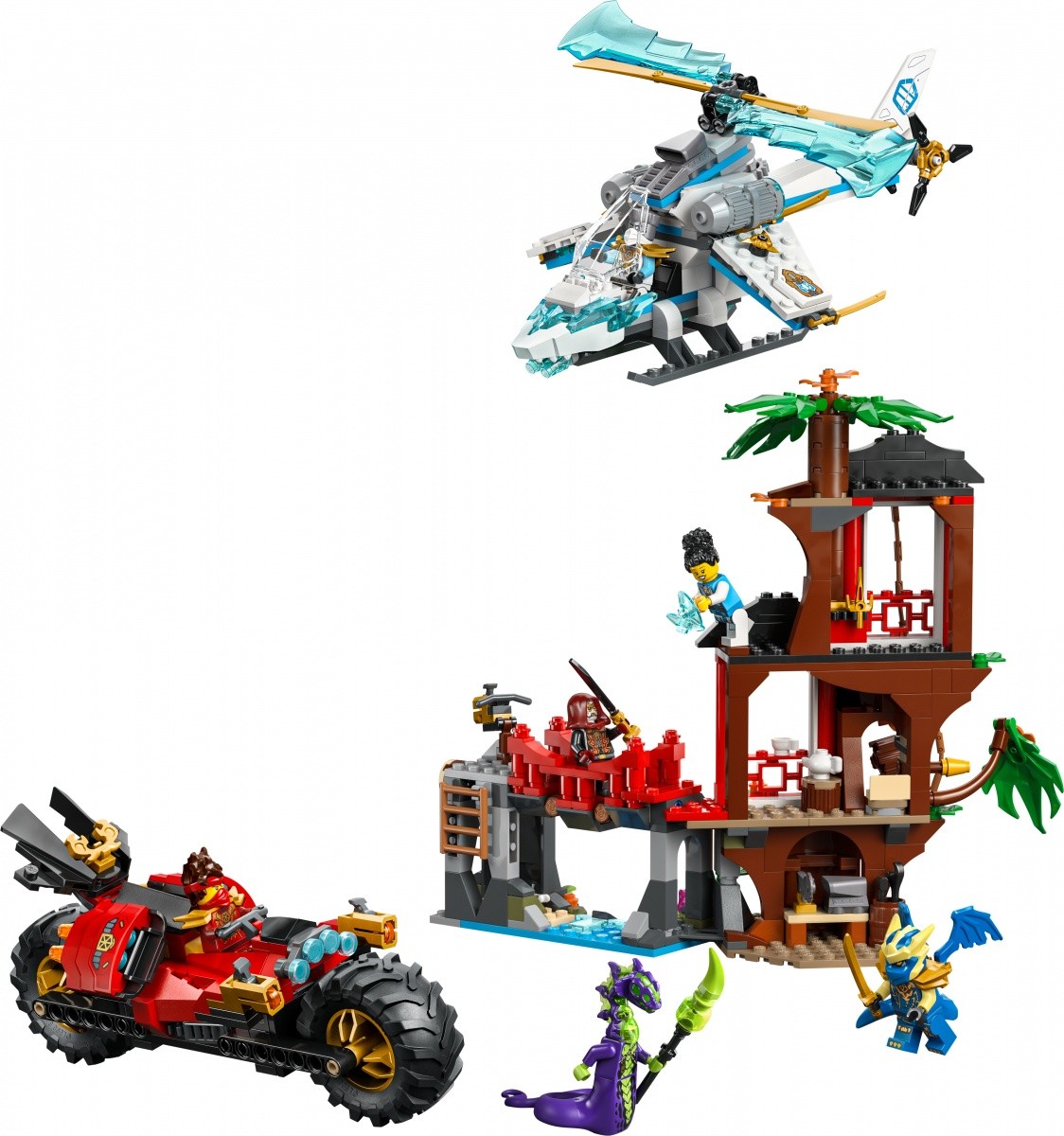 LEGO Ninjago 71857 Bitka ninja: hišica na drevesu s vozili 8