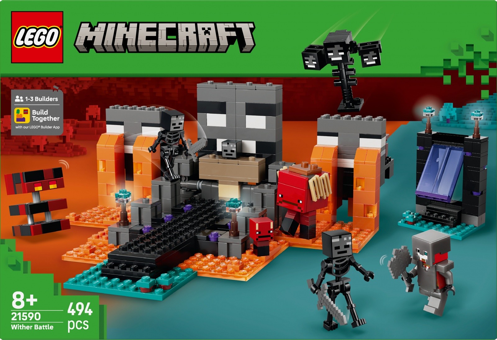 Kocke Minecraft 21590 Boj z Witherjem 3
