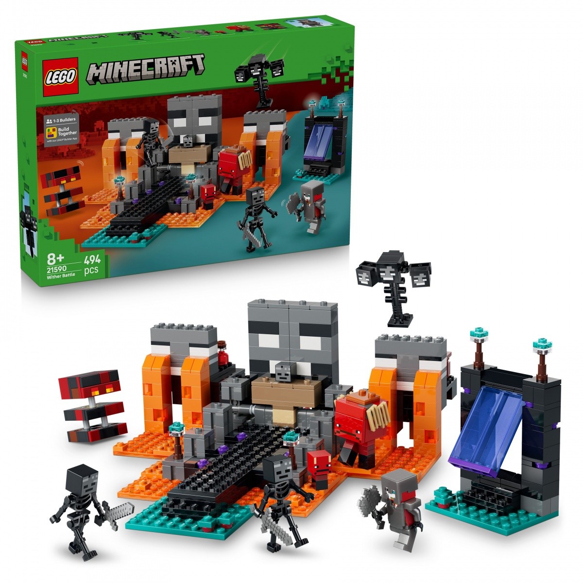 Kocke Minecraft 21590 Boj z Witherjem 5