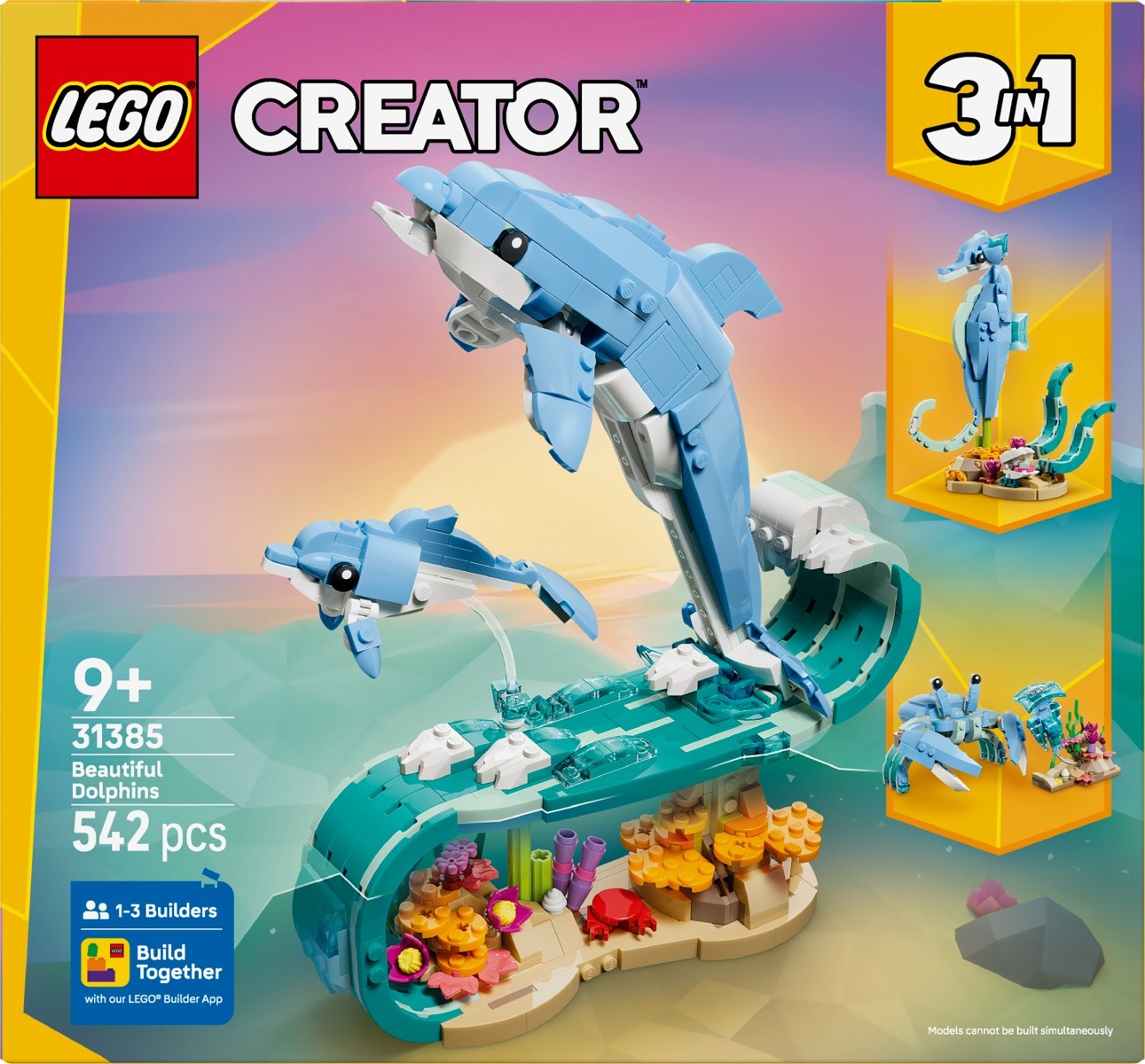 Kocke Creator 31385 Morski svet: lep delfin 3