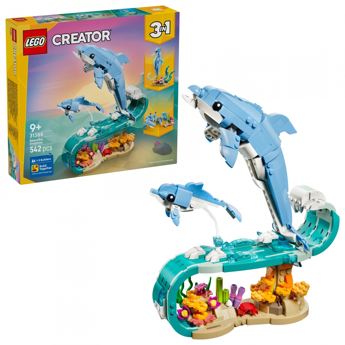 Kocke Creator 31385 Morski svet: lep delfin 4