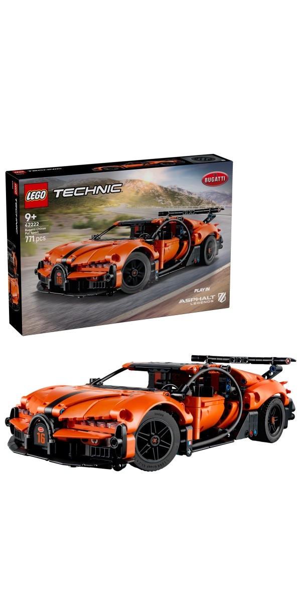 Kocke Technic 42222 Hipersportni avto Bugatti Chiron Pur Sport 4