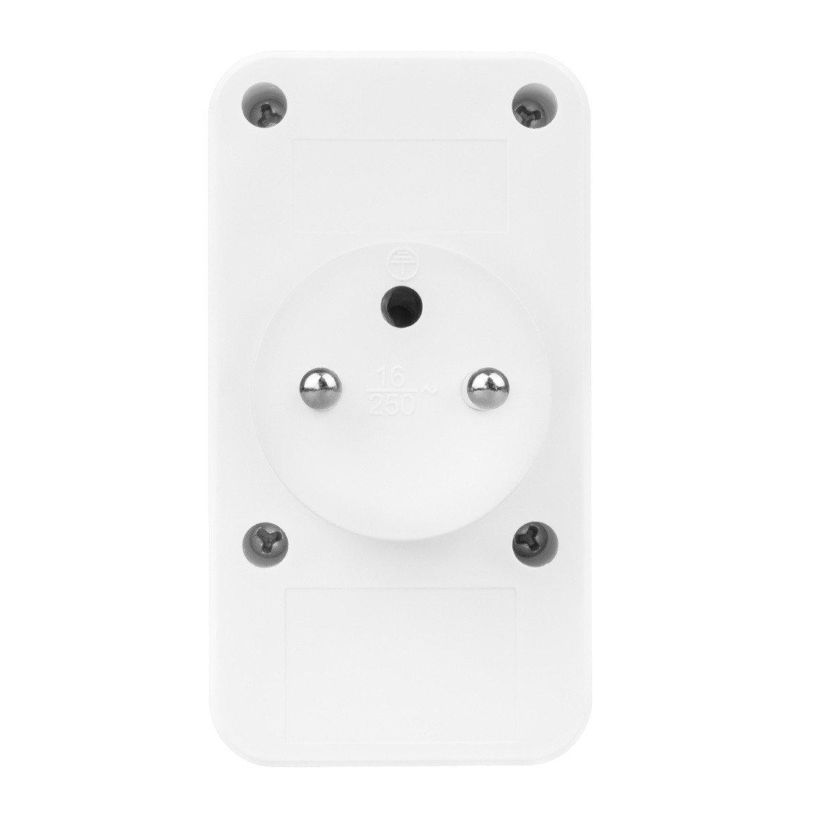 Razdelilec za 2 vtičnici MCE249 F/W z 2xUSB-A in 2xUSB-C, bel 8