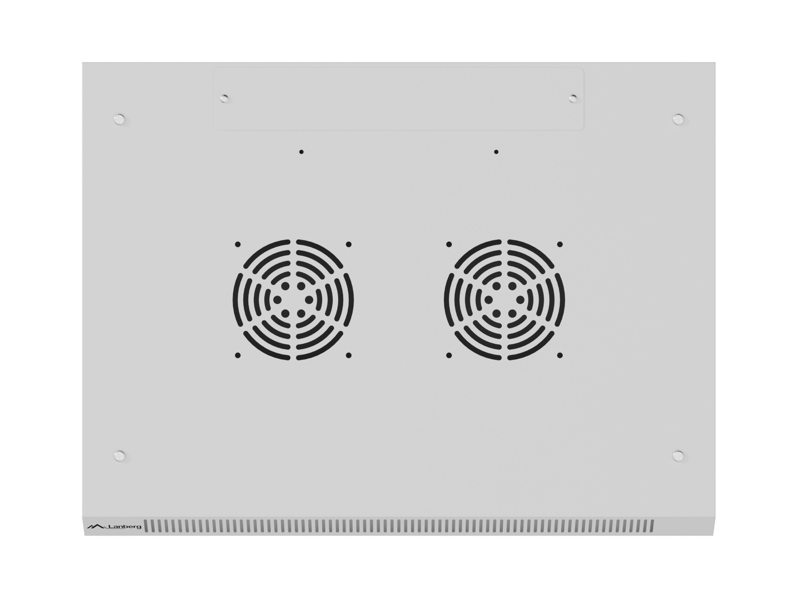Namizno ohišje za omrežne naprave (rack) 19" 4U, 600x450 mm, siva, kovinska vrata (flat pack) 7