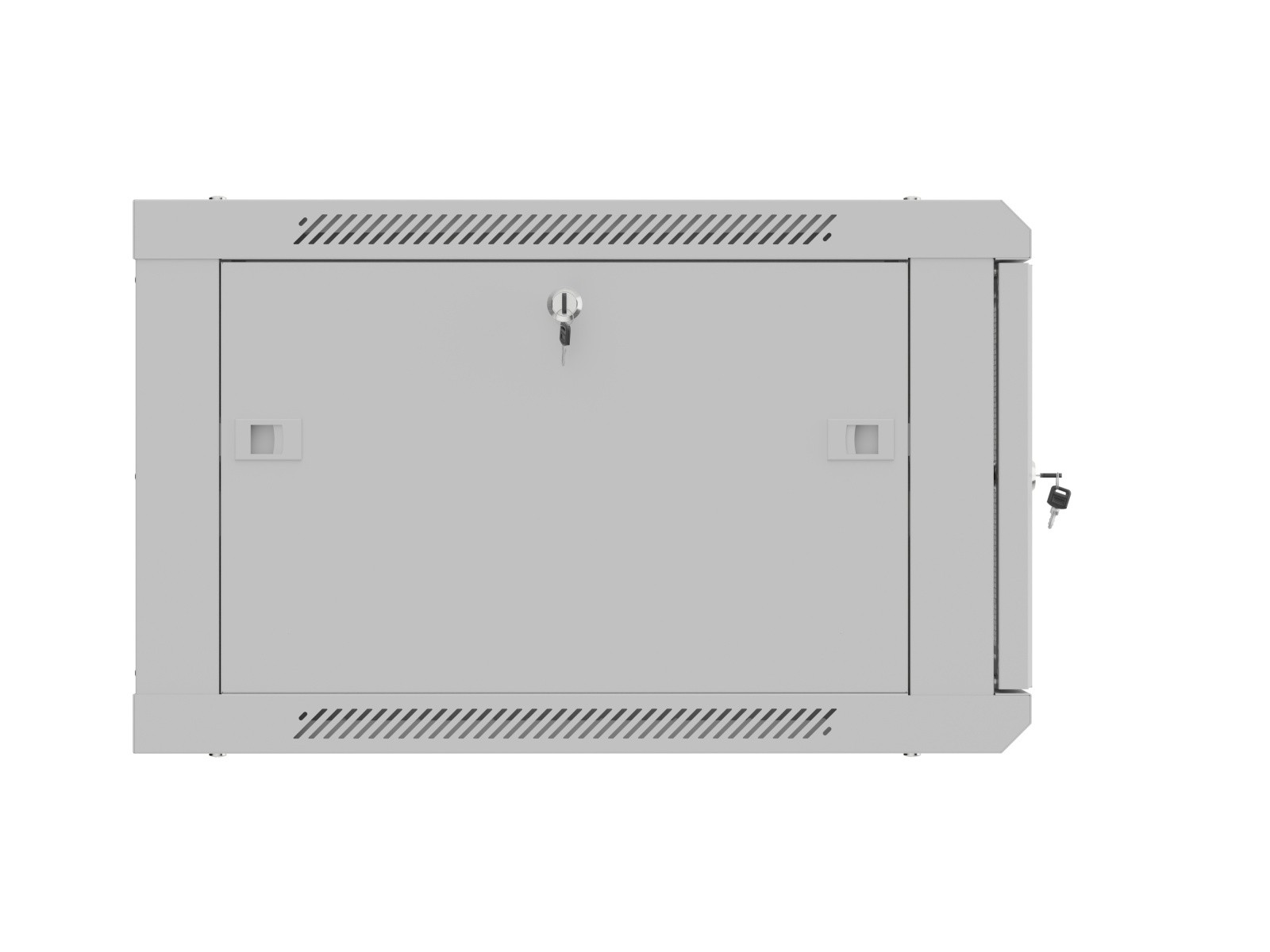 Namizno ohišje za omrežne naprave (rack) 19" 6U, 600x600 mm, siva, perforirana vrata (flat pack) 4