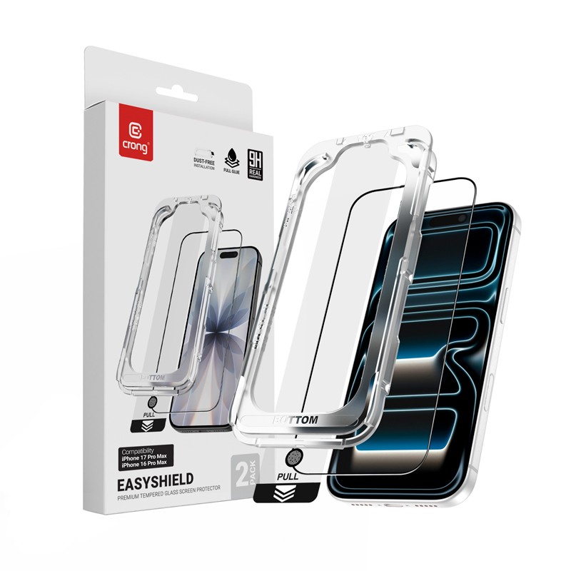 2x Kaljeno steklo EasyShield za iPhone 17 Pro Max / 16 Pro Max