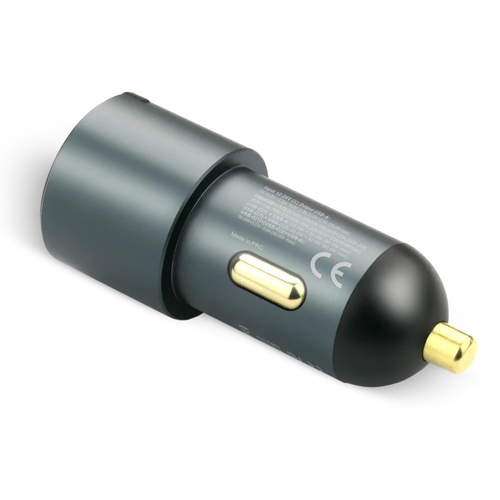 Avto polnilnik everActive CC-40Q, QC3.0, 60W, 1x USB, 2x USB-C PD, črn 4