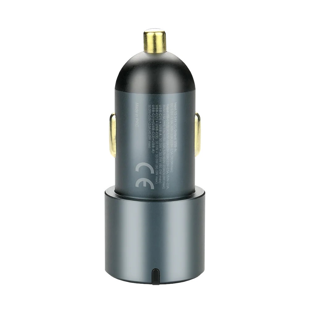 Avto polnilnik everActive CC-40Q, QC3.0, 60W, 1x USB, 2x USB-C PD, črn 5