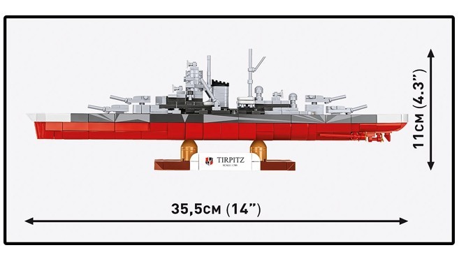 Gradbeni bloki "Bismarck" - 590 kosov 3