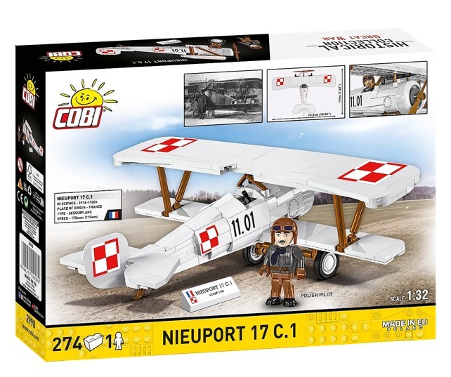 Gradbeni bloki "Nieuport 17 C.1" - 274 kosov 2