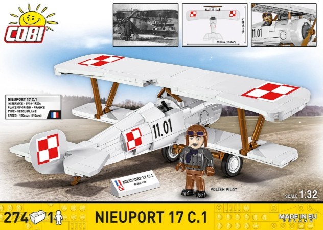 Gradbeni bloki "Nieuport 17 C.1" - 274 kosov 7