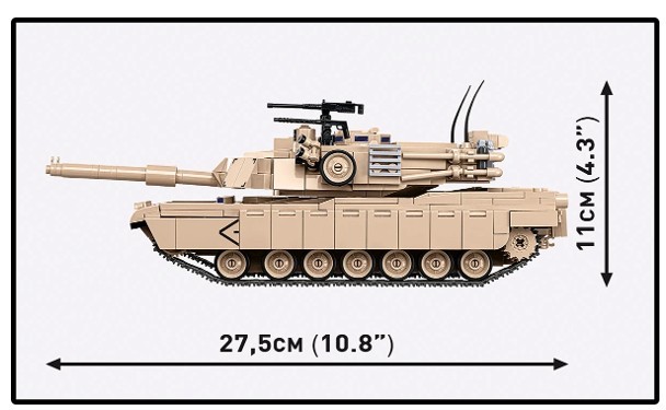 Cobi Klocki M1A2 Abrams (1025 kock) 5