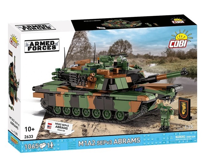 Gradbeni bloki "M1A2 SEPV3 Abrams" - 1065 kosov