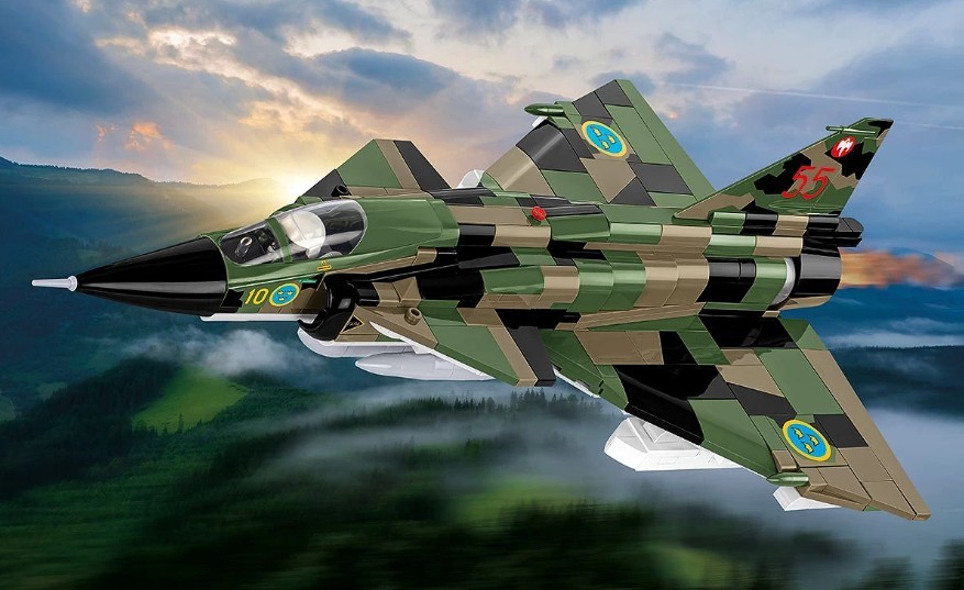 Cobi Klocki Saab AJS 37 Viggen (911 kock) 3