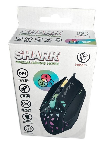 Gaming miška SHARK, USB 1.8m 4