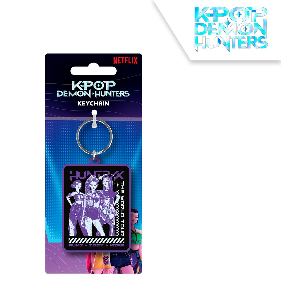 Obesek za ključe PVC K-POP Demon Hunters Huntrix 3