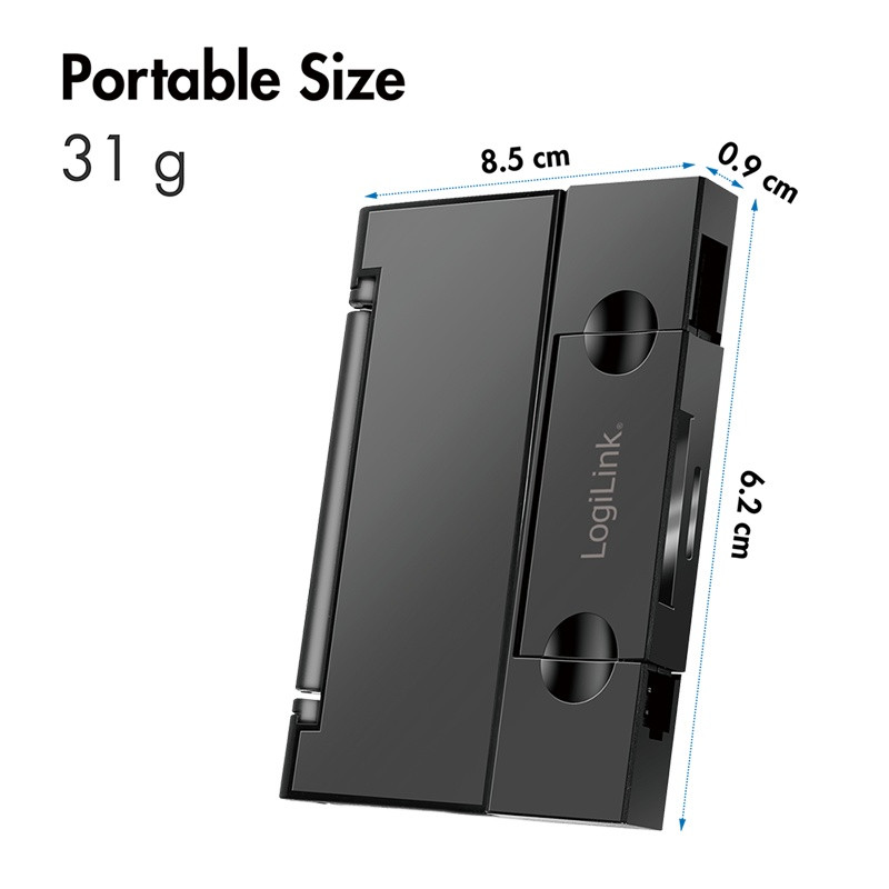 Bralnik kartic USB 3.2 Gen 1, SD/microSD 4