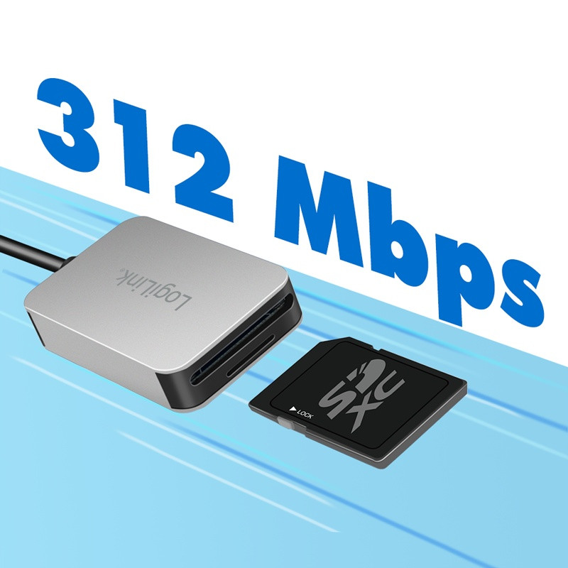Bralnik kartic USB 3.2 Gen 1, SD/microSD, USB-C 5