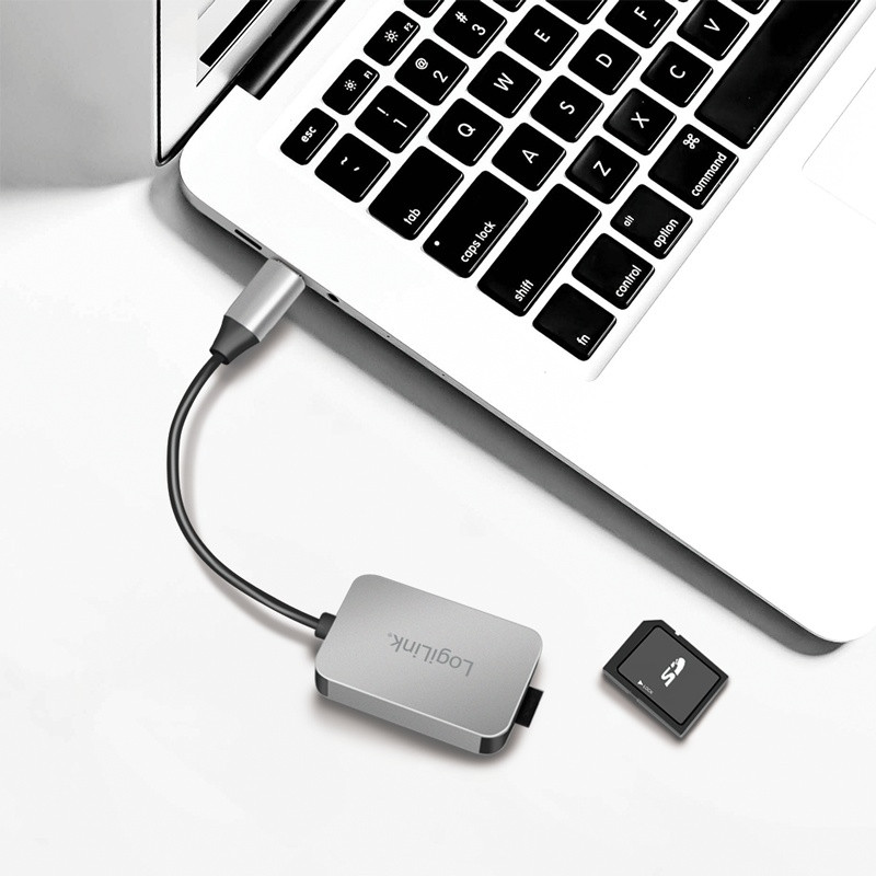 Bralnik kartic USB 3.2 Gen 1, SD/microSD, USB-C 7