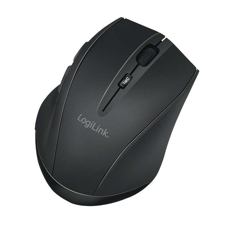Brezžična ergonomska miška BT 5.0, črna 2