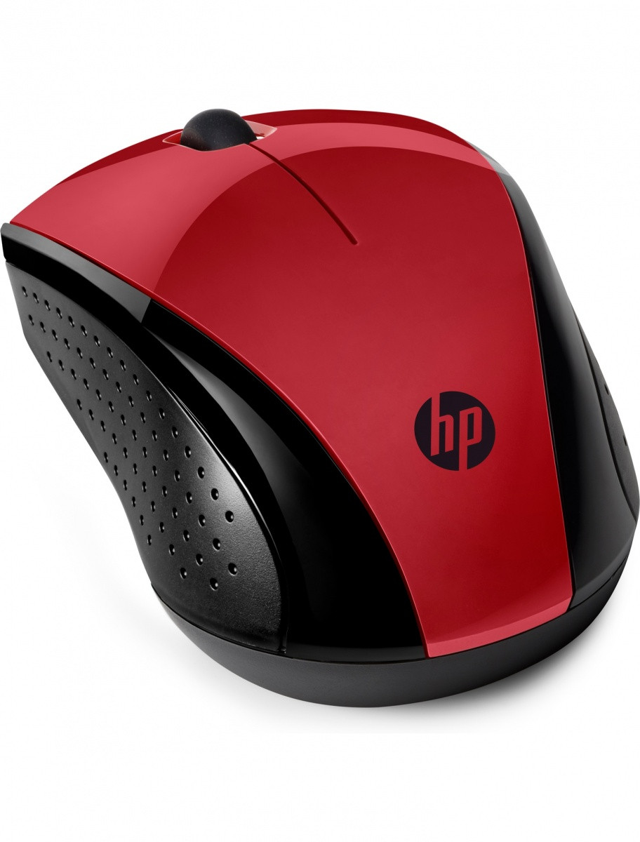 Brezžična miška HP 220, rdeča 2