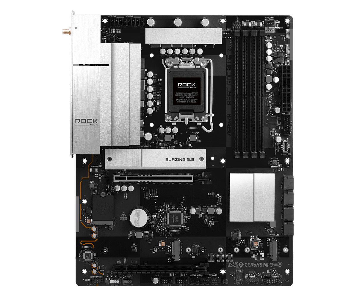ASRock B860M ROCK WIFI 7 matična plošča 2