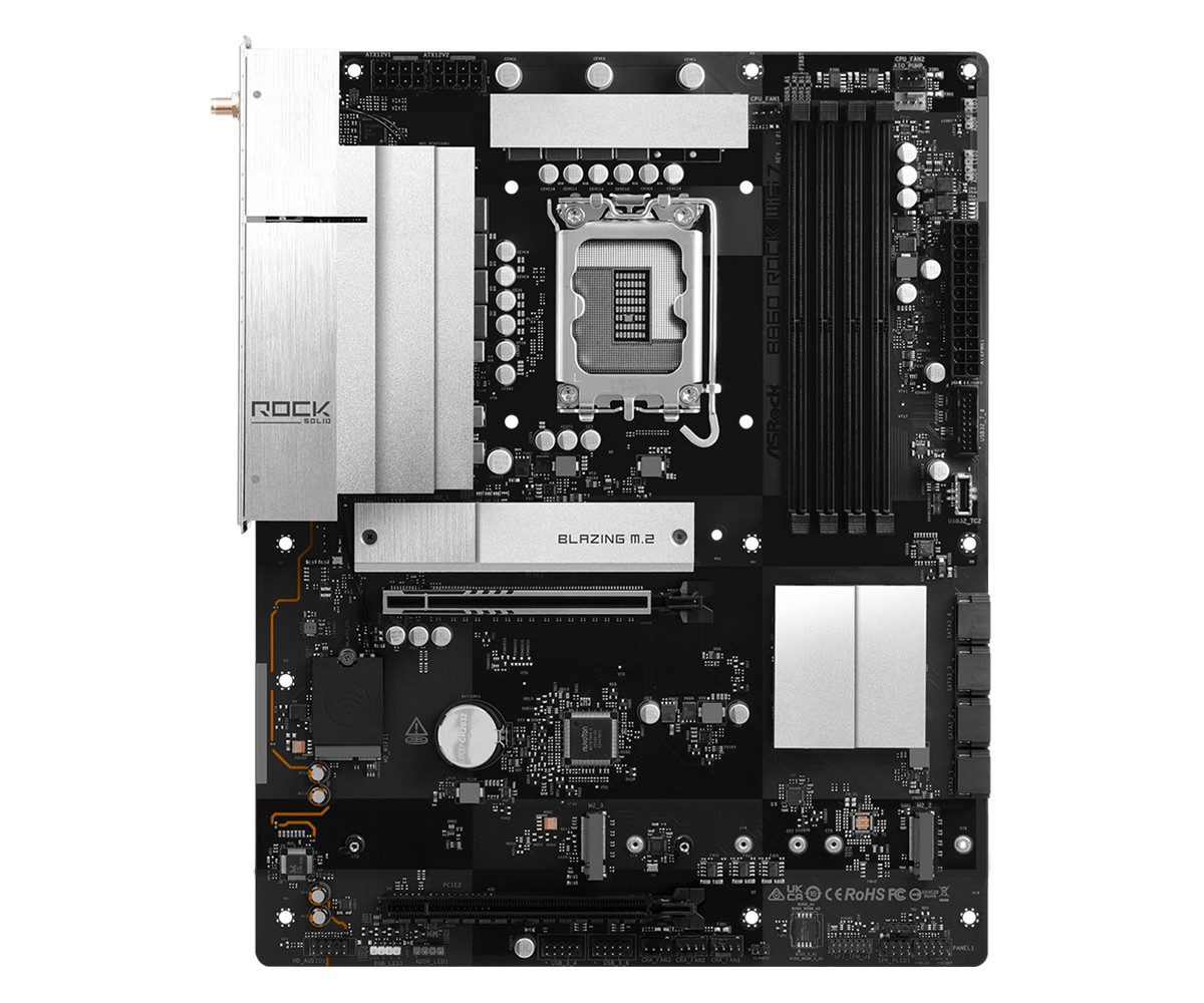 ASRock B860M ROCK WIFI 7 matična plošča 3