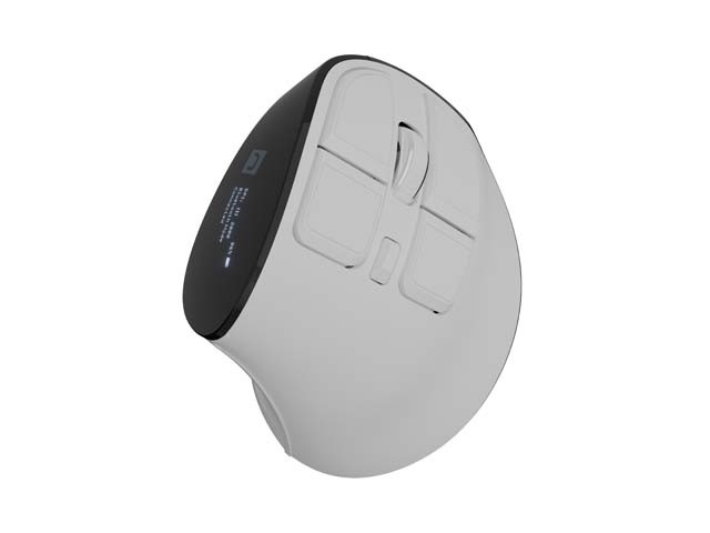 Vertikalna miška EUPHONIE PRO, BT 5.0, 2400DPI, bela 2