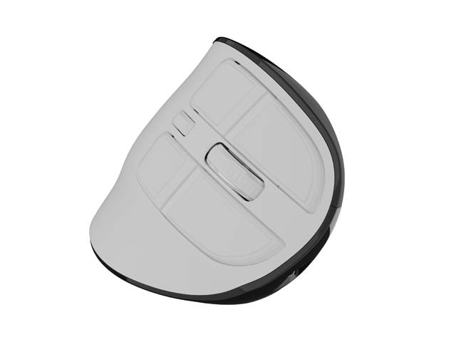 Vertikalna miška EUPHONIE PRO, BT 5.0, 2400DPI, bela 3