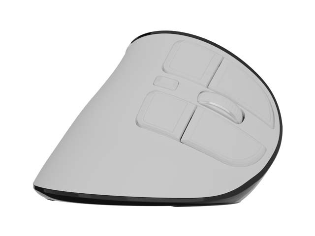 Vertikalna miška EUPHONIE PRO, BT 5.0, 2400DPI, bela 5