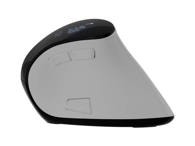 Vertikalna miška EUPHONIE PRO, BT 5.0, 2400DPI, bela 6