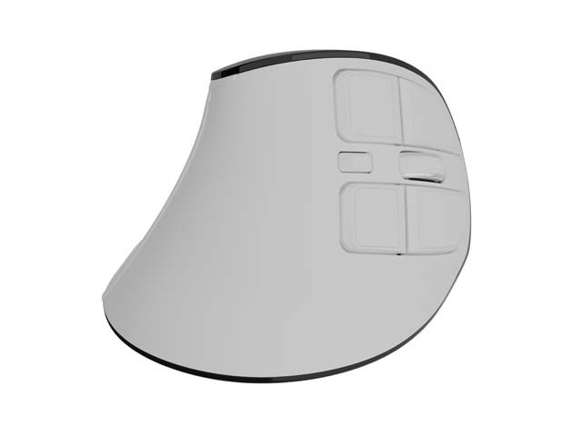 Vertikalna miška EUPHONIE PRO, BT 5.0, 2400DPI, bela 7