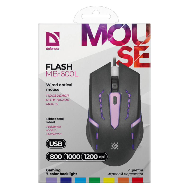 Žična gaming miška FLASH MB-600L 4P 5