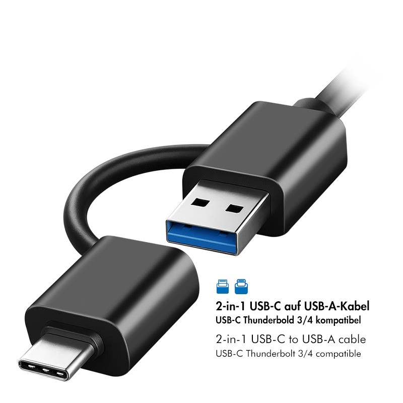 Postaja USB-C za trde diske/SSD 2.5/3.5" 5