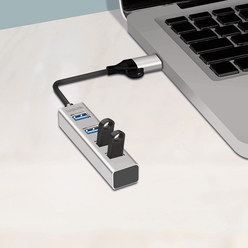 USB 3.0 Hub 4-portni 5Gbit/s 5