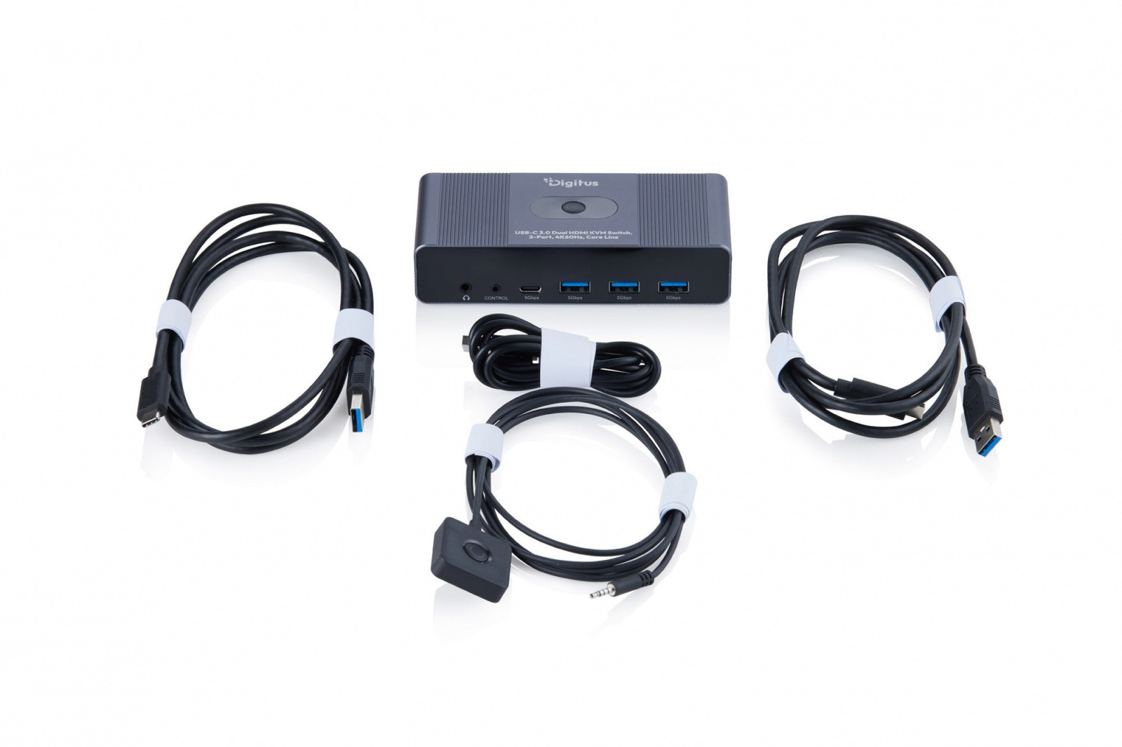 HDMI KVM preklopnik 2x2, 4K@60Hz, USB 3.1 5