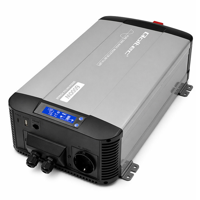 Qoltec pretvornik napetosti Pure Sine Wave 12V na 230V (3000/6000W) z UPS Bypass 4