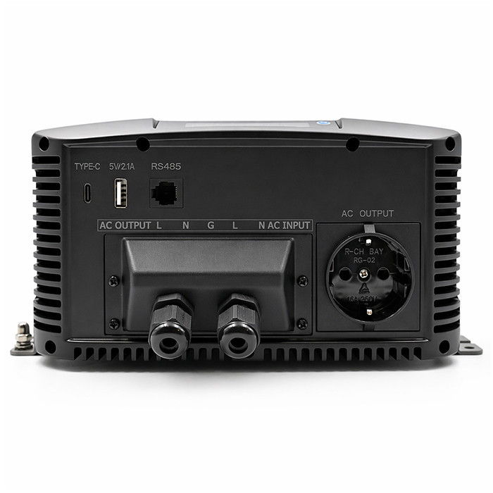 Qoltec pretvornik napetosti Pure Sine Wave 12V na 230V (3000/6000W) z UPS Bypass 7