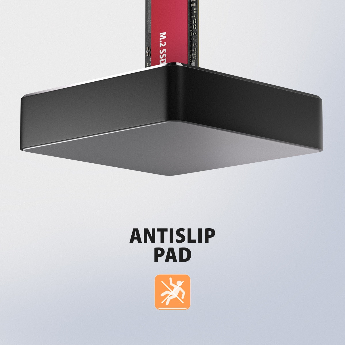AXAGON ADSA-M2C11 M.2 ohišje USB-C 3.2 Gen 2, 10Gbps, ALU 8