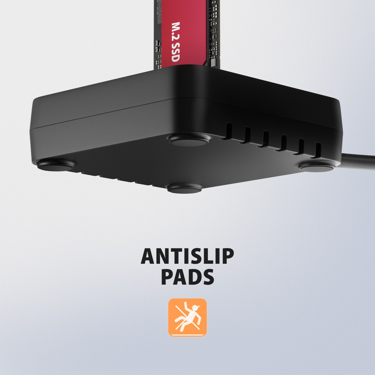AXAGON ADSA-M2C11L ohišje za NVMe M.2 SSD, USB-C 3.2 Gen 2, 10Gbps 8