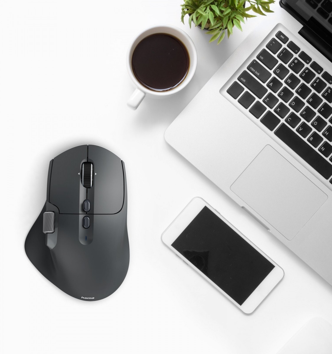 Brezžična miška multi device WM-900, črna 3