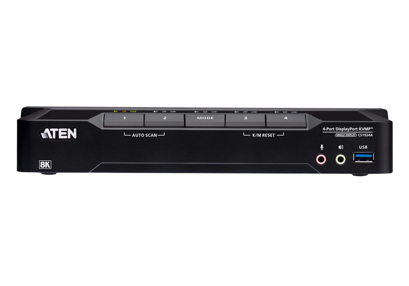 ATEN KVMP Preklopnik 4-Portni USB 3.0 8K DP 2