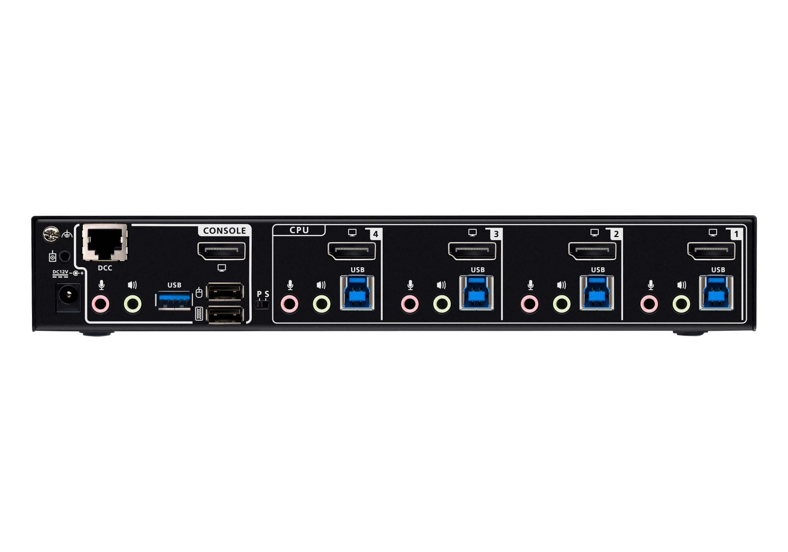 ATEN KVMP Preklopnik 4-Portni USB 3.0 8K DP 4