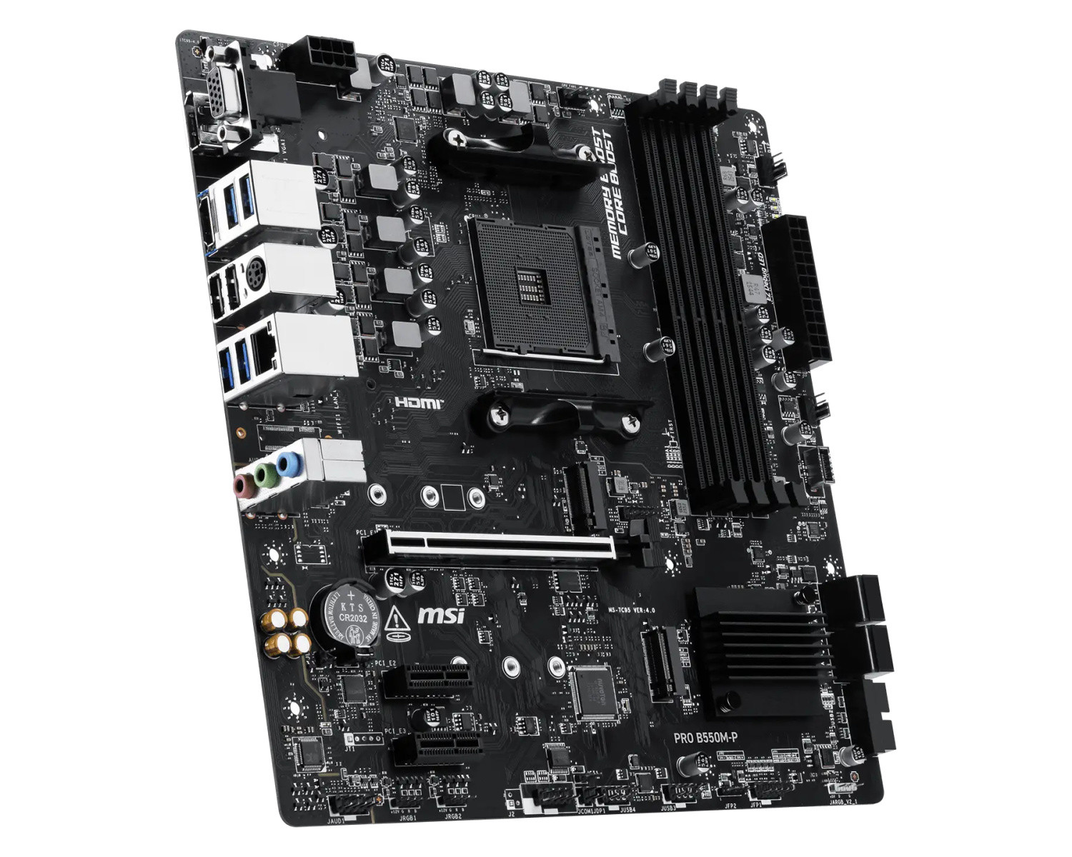 MSI PRO B550M-P matična plošča AM4, mATX, 4x DDR4 2