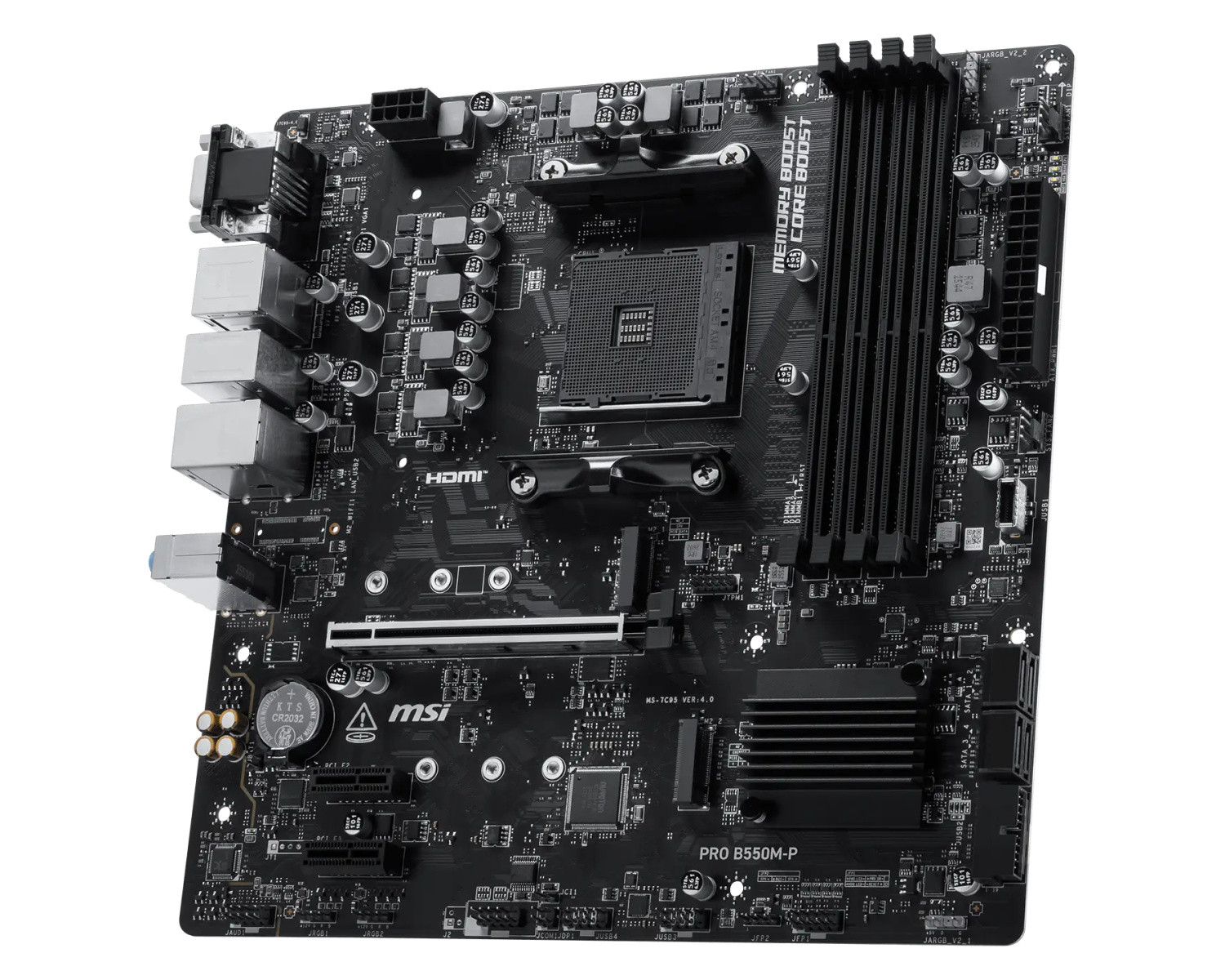 MSI PRO B550M-P matična plošča AM4, mATX, 4x DDR4 3