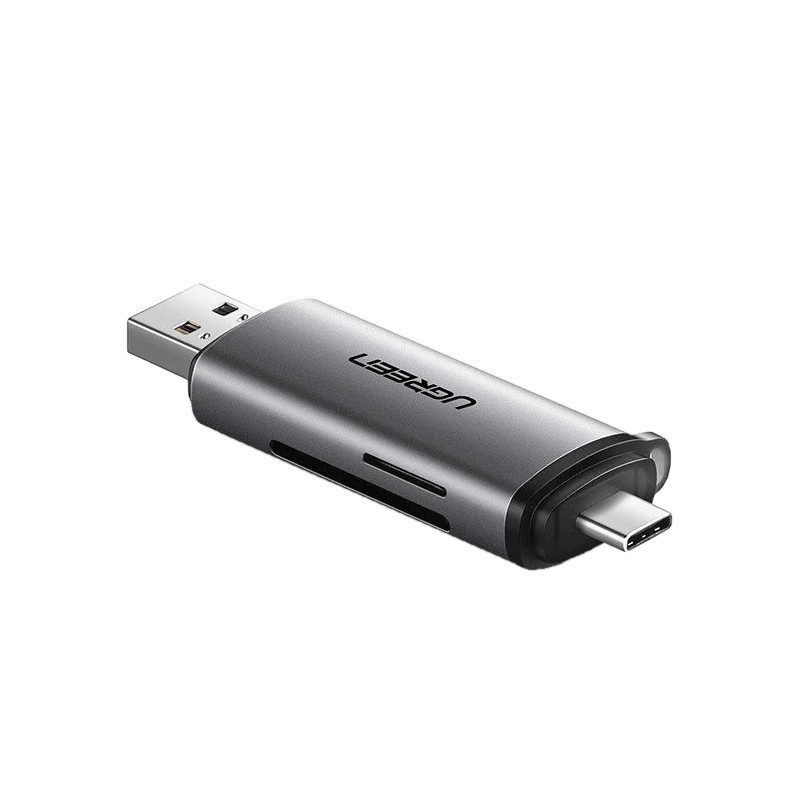 Ugreen čitalnik kartic USB 3.0 + USB-C, SD/microSD