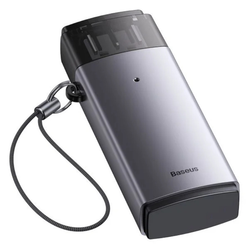 Baseus čitalnik kartic USB 3.0 SD/microSD, siv 3