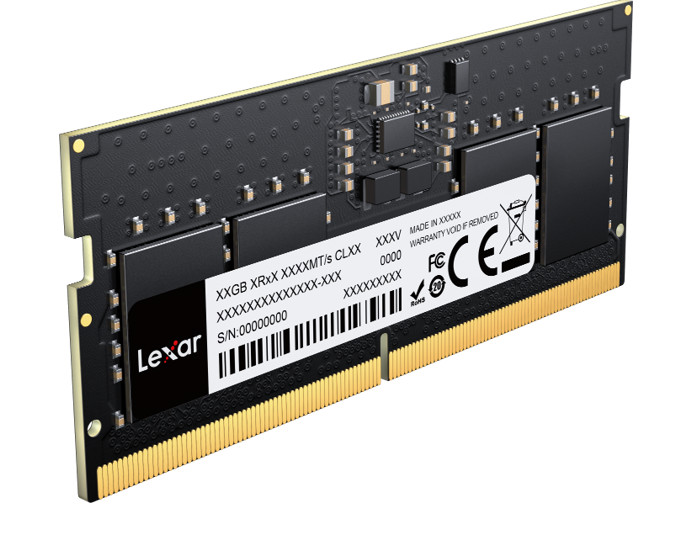 Lexar RAM pomnilnik za prenosnik DDR5 SODIMM 8GB (1x 8GB) 4800MHz CL40 3